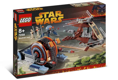 LEGO Set-Wookiee Attack-Star Wars / Star Wars Episode 3-7258-1-Creative Brick Builders